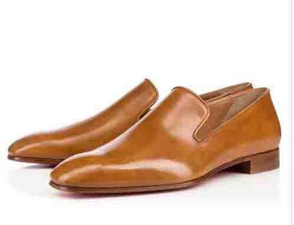 gentleman party bussiness dress slip on loafers shoes dandelion sneaker red bottom oxford luxury men's leisure fashion flat, Black